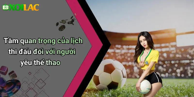 Tầm quan trọng của lịch thi đấu đối với người yêu thể thao