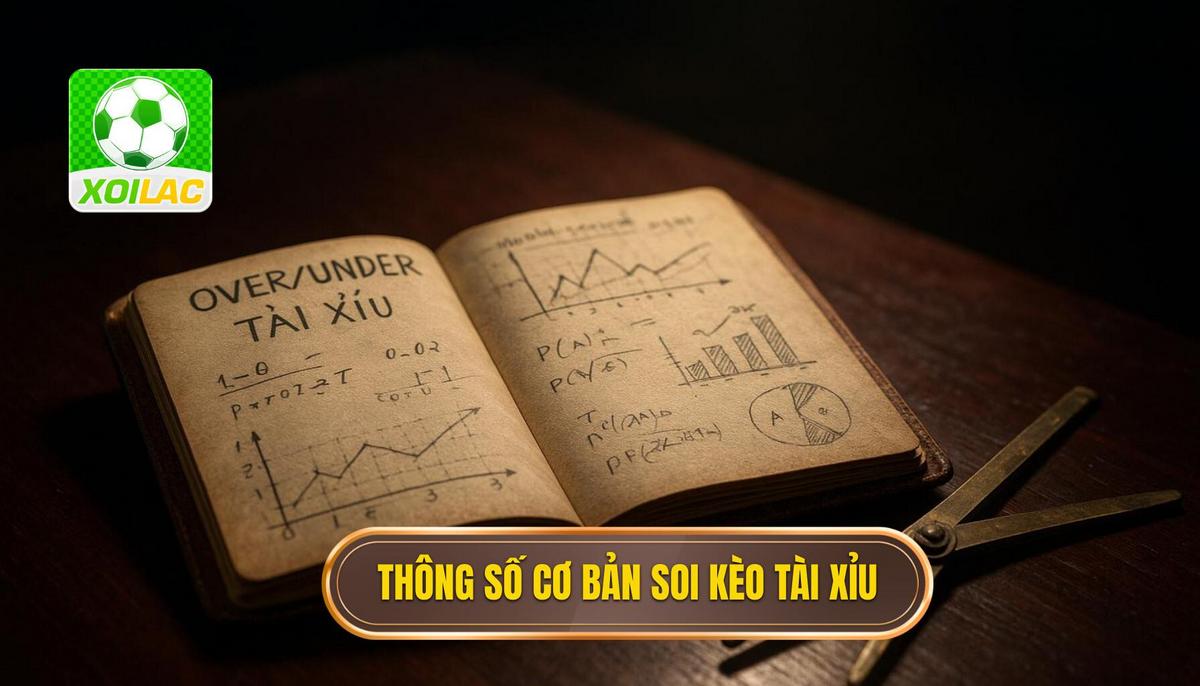 Soi kèo tài xỉu: Nghệ thuật phân tích bàn thắng và chiến thuật chinh phục nhà cái 1 Bản chất và các thông số cơ bản khi soi kèo tài xỉu