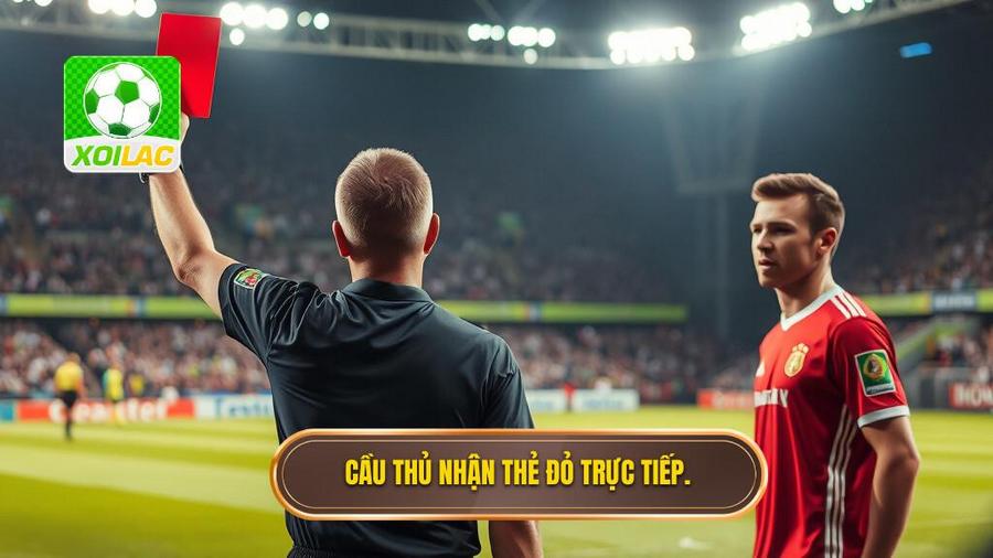 Thẻ đỏ trực tiếp bị cấm mấy trận? Phân tích chi tiết quy định kỷ luật bóng đá 1 1. Cầu thủ nhận thẻ đỏ trực tiếp.