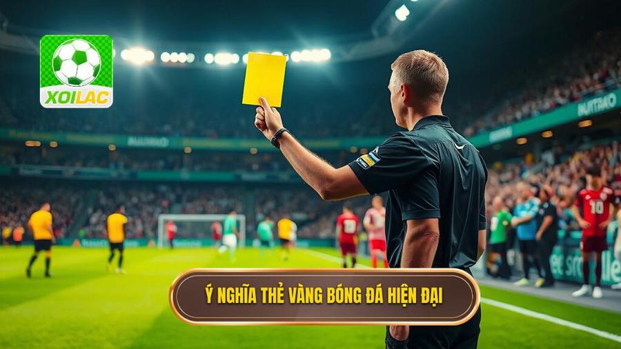 1. Ý nghĩa thẻ vàng bóng đá hiện đại