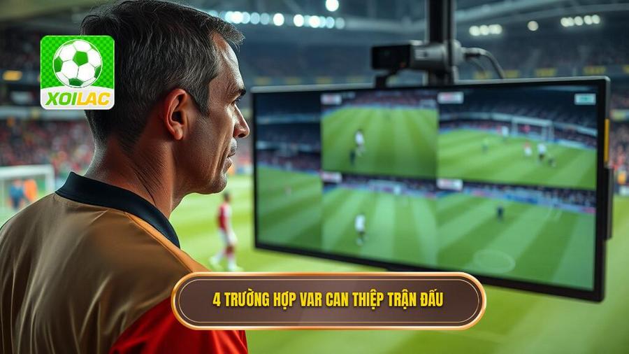 Công nghệ VAR trong bóng đá hoạt động thế nào? Phân tích chi tiết từ A-Z 3 3. 4 trường hợp VAR được phép can thiệp