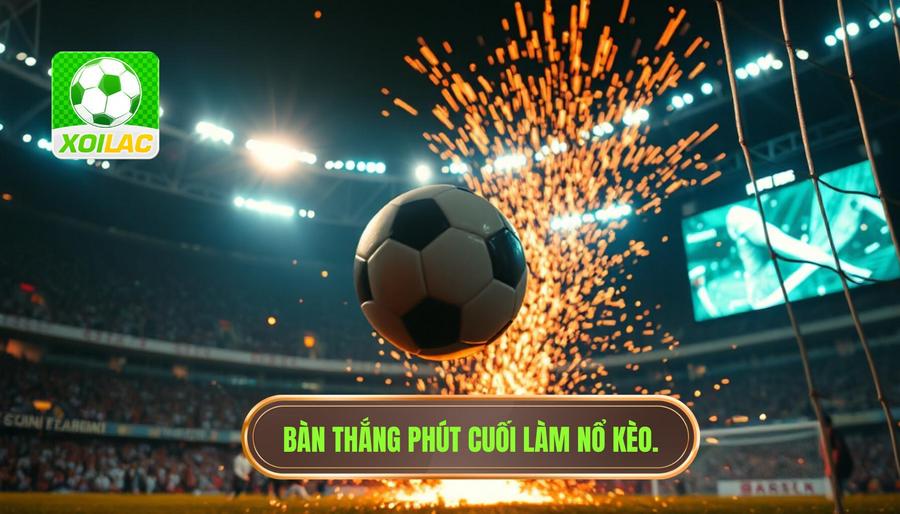 Bàn thắng phút cuối làm nổ tung bảng kèo: Khi cảm xúc và tiền bạc đảo chiều trong tích tắc 1 Giải mã hiện tượng bàn thắng phút cuối làm nổ tung bảng kèo